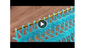 Easy To Make Chain Knitting Pattern.. Yapımı Çok Kolay Tığ İşi Yazlık Örgü Model...